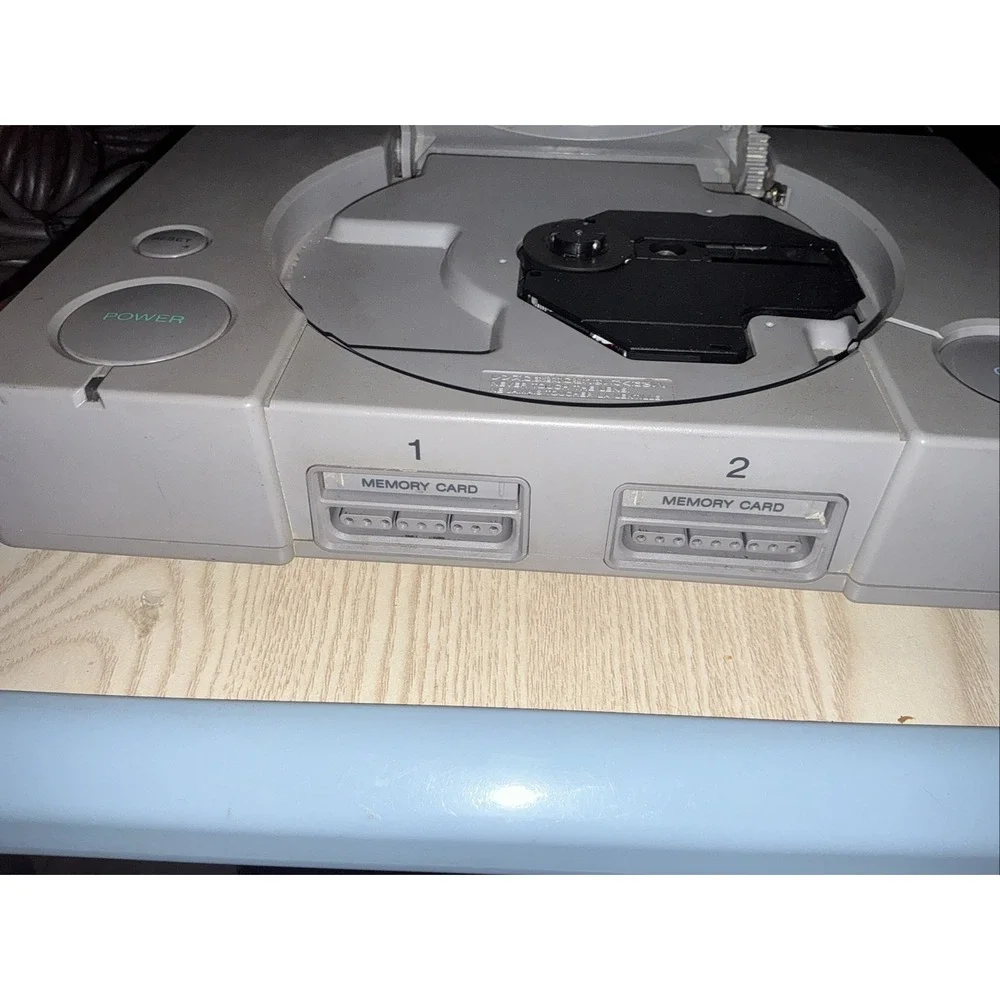 Sony PlayStation 1 PS1 Console Bundle w/ 2 Official Controllers‎ Tested Working